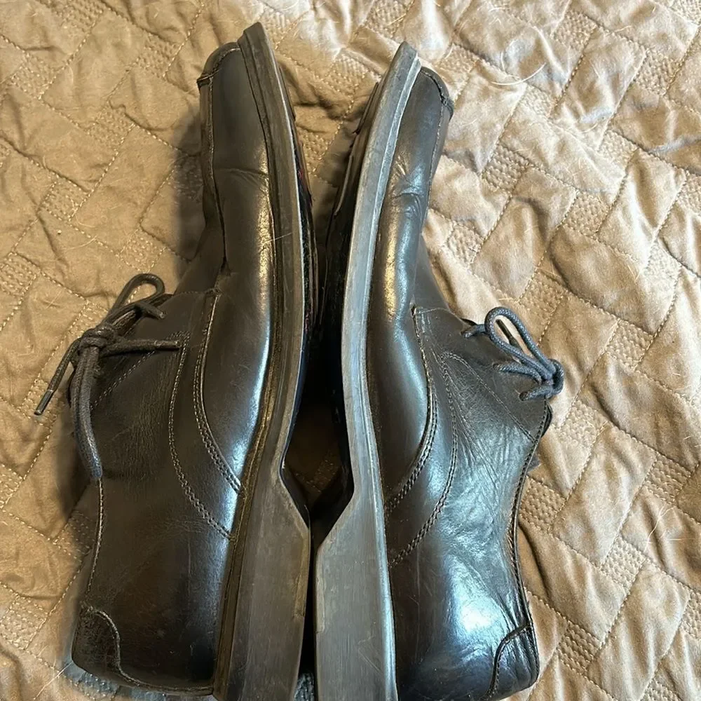 Kenneth Cole Reaction men’s black dress wedding Shoes size 9